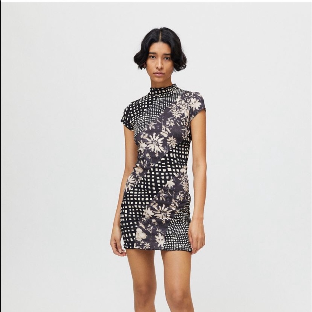 UO Nina spliced mini dress